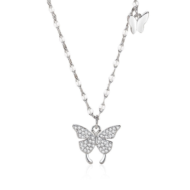 Butterfly Necklace in Pure Sterling Silver – Affordable Luxury Jewelry