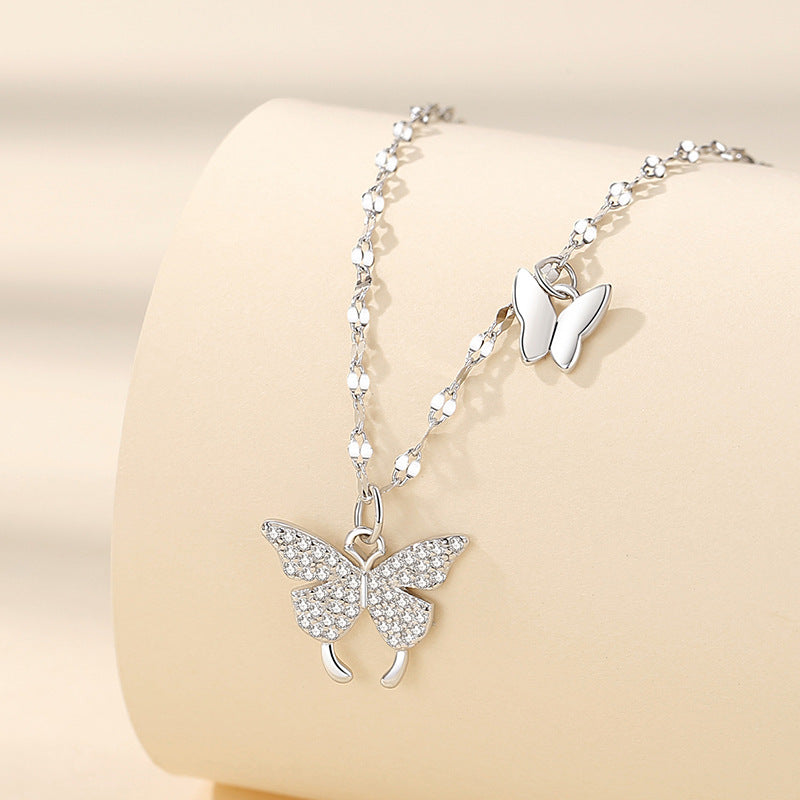 Butterfly Necklace in Pure Sterling Silver – Affordable Luxury Jewelry