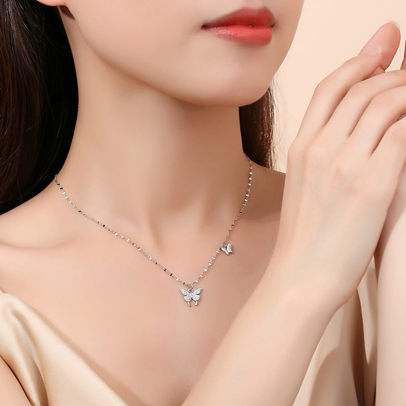 Butterfly Necklace in Pure Sterling Silver – Affordable Luxury Jewelry